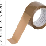 Ruban adhesif q-connect polypropylene 100mx50mm pour  un emballage silencieux       coloris havane
