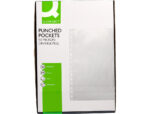 Pochette q-connect perforee folio 50 mc graine boite 100  unites – Image 6