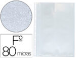 Pochette q-connect polypropylene graine perforee folio 80 mc boite 100 unites