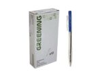 Stylo greening rétractable coloris bleu – Image 3