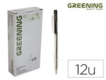 Stylo greening rétractable coloris noir