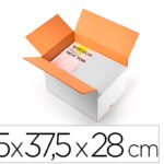Caisse americaine q-connect ultra-resistante reglable en  hauteur double cannelure 7mm  450x280x375mm coloris blanc