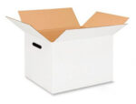 Caisse americaine q-connect ultra-resistante avec poigneesdouble cannelure 7mm          450x280x375mm coloris blanc – Image 3