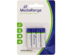 Pile mediarange alcaline aaa rechargeable blister 4 unités