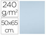 Papier cartonne liderpapel 50x65cm 240gr coloris bleu    paquet 25 feuilles