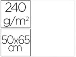 Papier cartonne liderpapel 50x65cm 240gr coloris blanc   paquet 25 feuilles