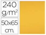 Papier cartonne liderpapel 50x65cm 240gr coloris vieil   or paquet 25 feuilles