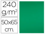Papier cartonne liderpapel 50x65cm 240gr coloris vert    noel paquet 25 feuilles