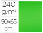 Papier cartonne liderpapel 50x65cm 240gr coloris vert    herbe paquet 25 feuilles