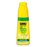 Colle uhu twist&glue 3 en 1 extra forte transparente multi-matériaux collage précis fin large sans solvant flacon 35g