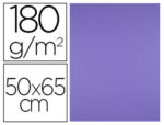 Papier cartonne liderpapel 50x65cm 180gr coloris pourpre