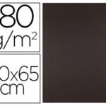 Papier cartonne liderpapel 50x65cm 180gr coloris marron