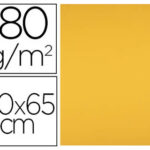 Papier cartonne liderpapel 50x65cm 180gr coloris vieil   or paquet 25 feuilles