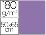 Papier cartonne liderpapel 50x65cm 180gr coloris pourpre paquet 25 feuilles