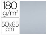 Papier cartonne liderpapel 50x65cm 180gr coloris gris    paquet 25 feuilles