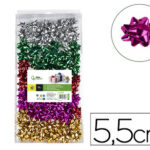 Étoile adhésive liderpapel fantaisie format moyen largeur étoile 5.5cm coloris métallisé