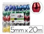 Oeuf bolduc liderpapel 20mx5m m coloris assortis