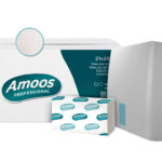 Essuie-main amoos v-fold 2 plis 210x252 - 20 paquets de  160 feuilles