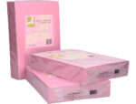 Papier couleur q-connect multifonction a4 80g/m2 unicolore rose ramette 500 feuilles – Image 5