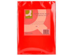 Papier couleur q-connect multifonction a4 80g/m2 unicolore rouge intense ramette 500 feuilles – Image 2