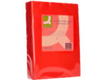 Papier couleur q-connect multifonction a4 80g/m2 unicolore rouge intense ramette 500 feuilles – Image 3