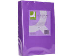 Papier couleur q-connect multifonction a4 80g/m2 unicolore lilas ramette 500 feuilles – Image 3