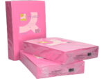 Papier couleur q-connect multifonction a4 80g/m2 unicolore rose néon ramette 500 feuilles – Image 3