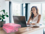 Papier couleur q-connect multifonction a4 80g/m2 unicolore rose néon ramette 500 feuilles – Image 5