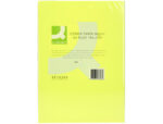 Papier couleur q-connect multifonction a4 80g/m2 unicolore jaune néon ramette 500 feuilles – Image 2