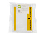 Pochette porte-documents q-connect 165x122mm auto-adhesive transparente texte francais allemand boite 100 unites – Image 9