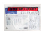 Pochette documents ci-inclus q-connect auto-adhesive       transparente 225x165mm texte  anglais paquet 100 unites – Image 6
