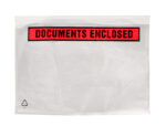 Pochette documents ci-inclus q-connect auto-adhesive       transparente 113x100mm texte  anglais paquet 100 unites – Image 2