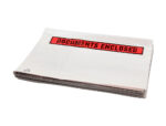 Pochette documents ci-inclus q-connect auto-adhesive       transparente 113x100mm texte  anglais paquet 100 unites – Image 5