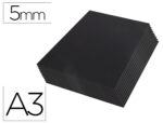 Carton entrecolle liderpapel a3 epaisseur 5mm unicolore    noir