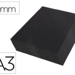 Carton entrecolle liderpapel a3 epaisseur 5mm unicolore    noir