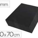 Carton entrecolle liderpapel 50x70cm epaisseur 5mm         unicolore noir