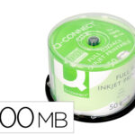 Cd-r q-connect capacité 700mb 80min vitesse 52x fiable grande capacité tour 50 unités