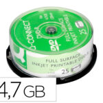 Dvd-r q-connect vitesse 16x tour 25 unités