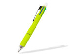 Stylo-bille liderpapel 5 en 1 pointe 0.5mm trait 0.7mm rétractable 4 couleurs d'encre porte-mine 0.5mm gomme – Image 3