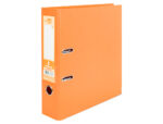 Classeur levier liderpapel a4 documenta carton rembordé 1,9mm dos 75mm rado métallique coloris orange – Image 4