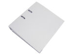 Classeur levier liderpapel a4 documenta carton rembordé pvc 1,9mm dos 75mm rado métallique coloris blanc – Image 2