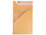 Pochette bulles d'air q-connect 220x330mm 82g kraft matelasse rabat droit auto-adhesive sans fenetre lot 50 unites – Image 2