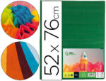 Papier de soie liderpapel 52x76cm 18g/m2 unicolore vert foncé sachet 25f