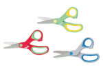 Ciseaux liderpapel asymétrique pointe arrondie anti-coupe manche ergonomique 135mm – Image 2