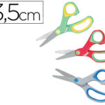 Ciseaux liderpapel asymétrique pointe arrondie anti-coupe manche ergonomique 135mm