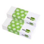 Gomme liderpapel 12x20x40mm blanche efface crayon graphite coloris blanc
