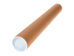 Tube porte-documents q-connectcarton encolle 1,8mm format   a3/a2 40x430mm couvercle      plastique tres resistant – Image 2