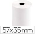 Bobine thermique q-connect 57mm largeur x 35mm diametre  58gr pour tpe sans bisphenol  a