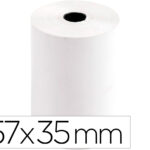 Bobine thermique q-connect 57mm largeur x 35mm diametre  58gr pour tpe sans bisphenol  a