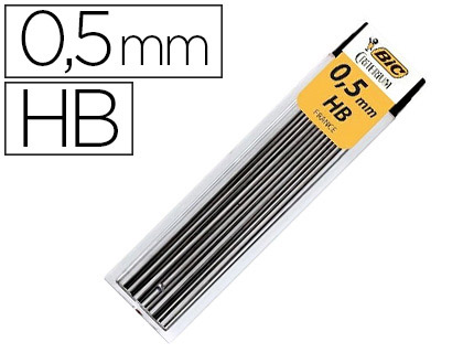 97432g-1.jpg Mine bic 0.5mm hb étui 12 unités – Image 1